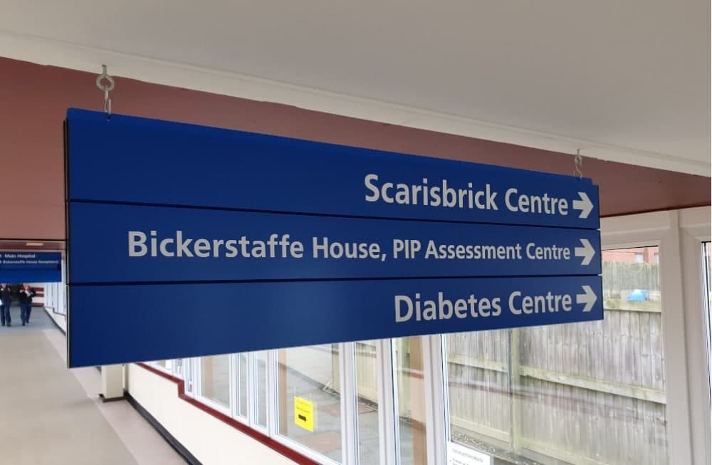 Lustalux updates and replaces signage for NHS sites
