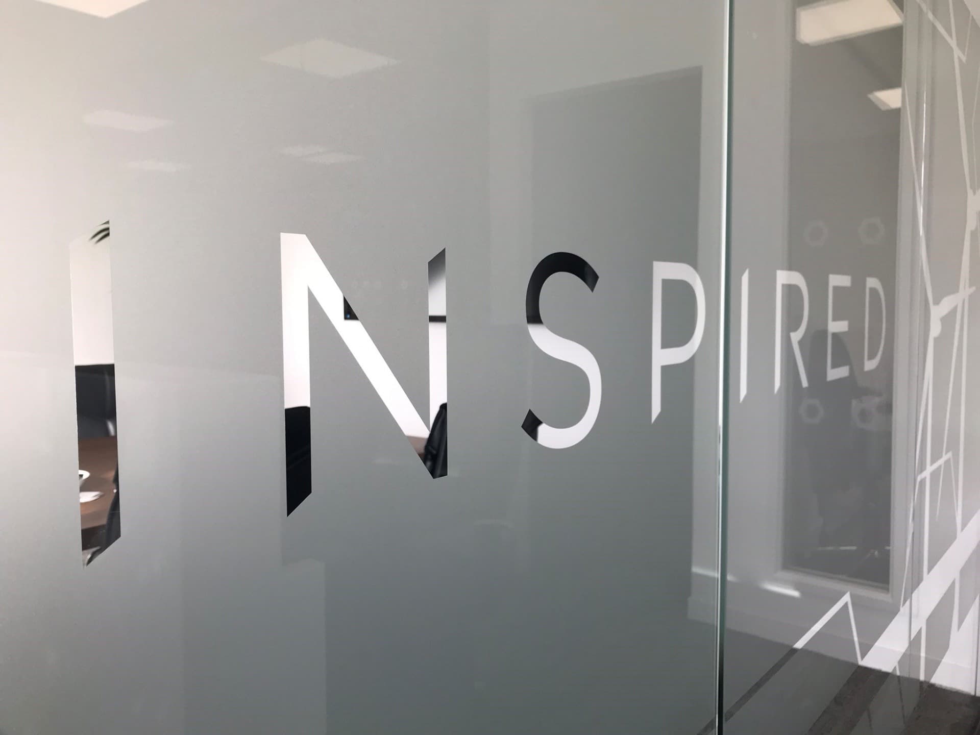 Bespoke Glass Manifestation for 3 modern office spaces